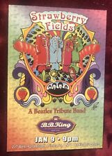2001 Ad Strawberry Fields Beatles Tribute Band At B B King Blues Club & Grill picture