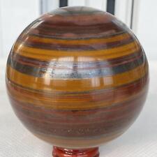 1580g Natural Tiger Eye stone ball quartz crystal ball Reiki healing picture