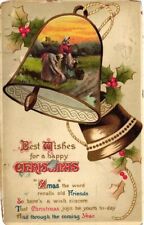 Vintage Postcard- Best Wishes for a Happy Christmas. picture