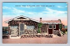Badlands ND-North Dakota Petrified Forest Headquarters Antique, Vintage Postcard picture