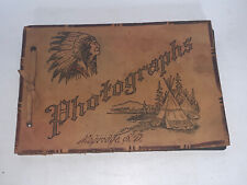 Vintage 1930’s Native American Souvenir Photo Album Mobridge, SOUTH DAKOTA picture