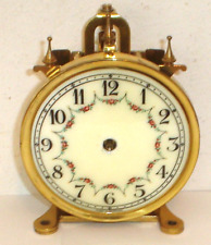 Vintage Euramca German Brass 400 Day Anniversary Clock Movement & Porcelain Dial picture