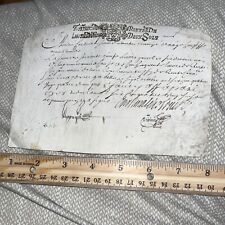 EXTREMELY Old Paper in French: Receipt of Rent? L’Hotel DeVille Hotel De Ville picture