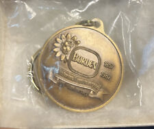 Vintage Borden Advertisement 125th Anniversary Brass Key Chain 1982 Collectible picture