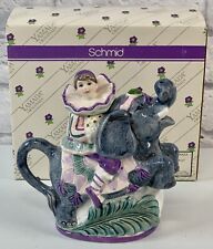 *MINT* Yamada Originals 7” Musical Teapot Schmid “Fly Me To The Moon” Circus picture