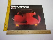 Chevrolet Chevy Corvette 1976 car brochure C105 picture
