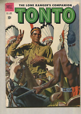 The Lone Rangers Companion-Tonto #4 FN 1952   Dell Comics   SA picture