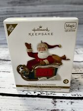 2012 Hallmark Keepsake Ornament Countdown To Christmas Magic Light & Sound Santa picture
