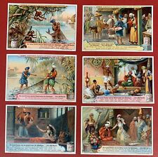 The Poor Fisherman, Liebig Company's Meat Extract, Set of 6 Early Trade Cards picture