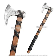25.5” Foam Viking Bearded Axe Throwing Medieval Fantasy Cosplay Costume Prop picture