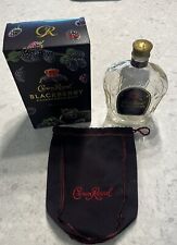 Crown Royal Blackberry Box Bag & Empty Bottle Limited Edition 🔥🥃 picture