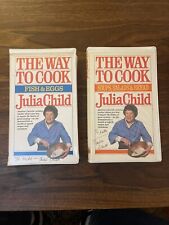 2 Julia Child Autograph VHS tapes picture
