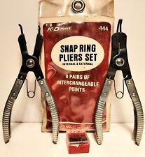 Vintage K-D Tools Snap Ring Pliers Set.  Original Packaging #444 picture