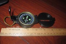 VINTAGE ENGINEER'S LENSATIC COMPASS MADE IN TAIWAN EXCELLENT LOOK picture