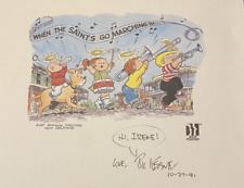 Bil Keane (1922-2011) Cartoonist, Artist, The Family Circus Comic, Signed 1991 picture