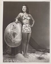 Rita Hayworth (1950s) ❤ Original Vintage - Sexy Leggy Cheesecake Photo K 396 picture