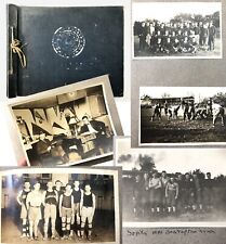 Antique 1916 LAWRENCE COLLEGE Appleton Wi Scrapbook FOOTBALL SPORTS PHOTOS RARE picture