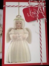 Lenox Holiday Cheer Christmas Ornament Angel Holding Star New Open Box Holiday picture