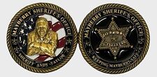 Mayberry Sheriff's Office Sheriff Andy Taylor 1.75 Inch Challenge Coin picture