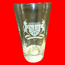 Rockland Country Club N.Y. Clear Glasses Tumbler Golf Ball Bottom Hologram Etch picture