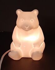 Pillowfort White Polar Bear Nursery Decor Night Light Ceramic Table Lamp Target picture