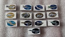 Vintage Collectible Badge Set Aviation Soviet Union Airplanes Helicopters USSR picture