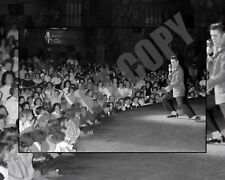 1956 Teens Screams at Elvis Presley Concert at Fox Theatre In Detroit 8x10 Photo picture