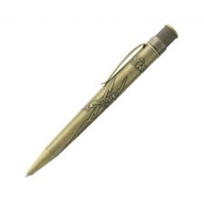 Retro 51 The Rocketeer Licensed Acid-Etched Stonewashed Brass Rollerball Pen picture
