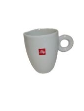 Illy Coffee Mug Cup White Red 8oz Coffee Tea 