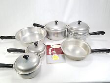 11 Piece Vintage VITA CRAFT Cookware set Aluminum, Double Boiler, Sauce, Pots picture