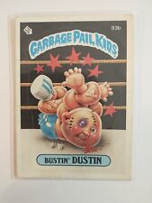 1986 Topps Garbage Pail Kids #93b BUSTIN’ DUSTIN  Series 3 ERROR No Copyright  picture