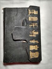 1883 Vintage Ropers Engineer's Handy Book Leather Steam Engine W/ Illistrations picture