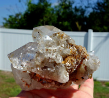 RUTILES GALORE in Clear Quartz Crystal Points an Elestial Cluster For Sale picture