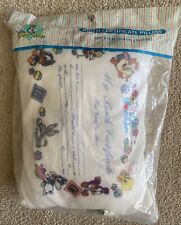 Vintage Baby Looney Tunes Birth Certificate Pillow 1993 10” x 13” NOS picture
