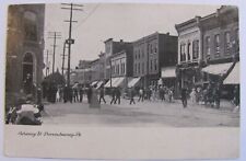 Mahoning Street Punxsutawney PA Glen Campbell 1908 Postcard M21 picture