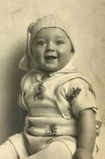 Bm) Found Photograph Baby Infant 1910's - 1920's Portrait picture