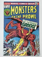 Monsters on the Prowl #23 (1973) in 5.5 Fine- picture