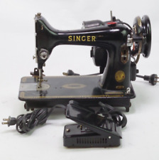 Vintage Singer 99K Sewing Machine with Pedal And Light SN EH970019 READ picture