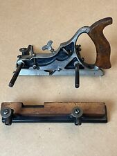 Early Antique Jacob Siegley's Adjustable Combination Plow Plane from 1890's Orig picture