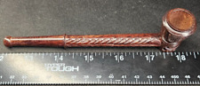 6” Rosewood Hand Smoking Pipe - High Quality Wood HANDMADE w/ Screens picture