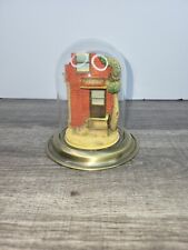 Goebel Olszewski Miniatures First Edition Homecoming Display Glass Dome picture