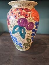Pier One Large Ceramic Vase ~ Made in Italy Vintage  picture