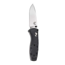 Benchmade - Mini Barrage 585 Knife, Plain Drop-Point, Satin Finish, Black Handle picture
