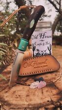 Old Hound Gentlemen’s Lock Back Pocket Knife With Leather Pocket Sheath picture