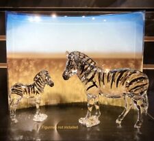 swarovski Scs zebra Wild Life crystal display picture