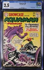 Showcase #30 CGC GD+ 2.5 Off White 1st Aquaman Tryout Issue Aqualad  picture
