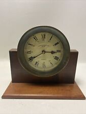 Vintage Maritime Nautical EMORY & DOUGLAS Co. Ship Portal Battery Operated Clock picture