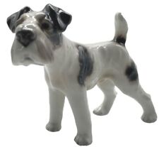 Vintage Dahl Jensen Porcelain Figurine, Terrier Dog #1009 ~ MINT picture