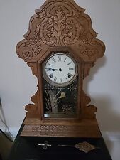 Sessions Mantle Striking Pendulum Clock & Key - Working -ANTIQUE  Read Descripti picture