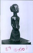 1976 Ancestral Male Figure From Congo Africa Showing At Pelham Art 5X7 Photo picture